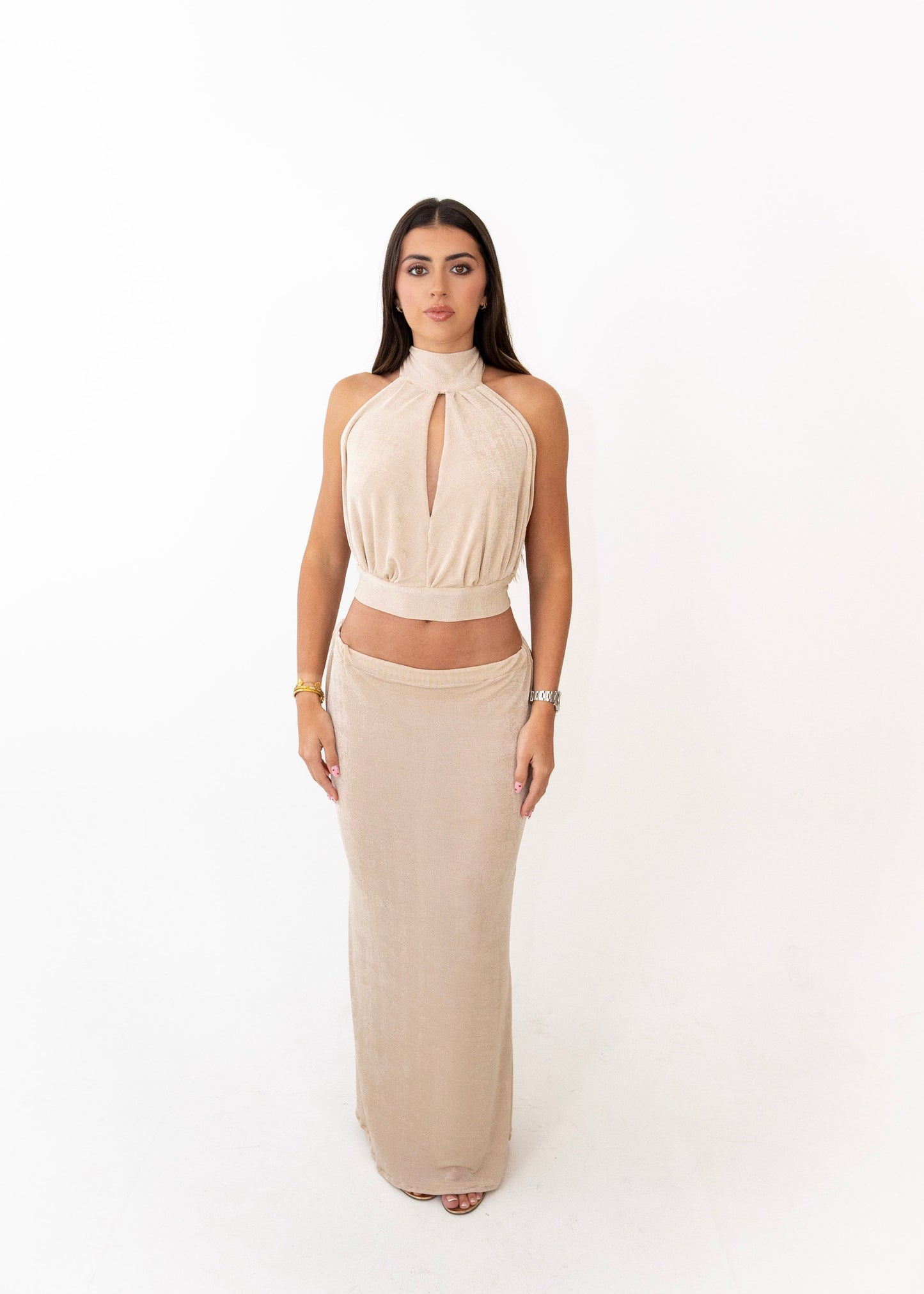 Soleil Tie Top and Skirt