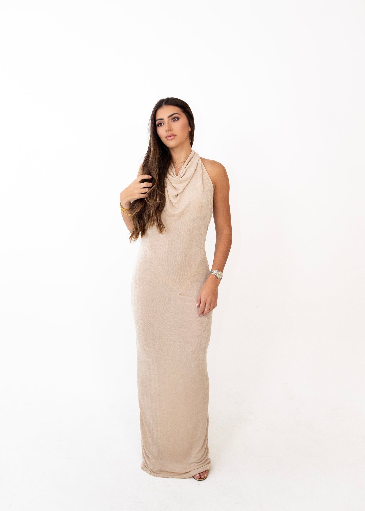 Soleil V-Waist Gown