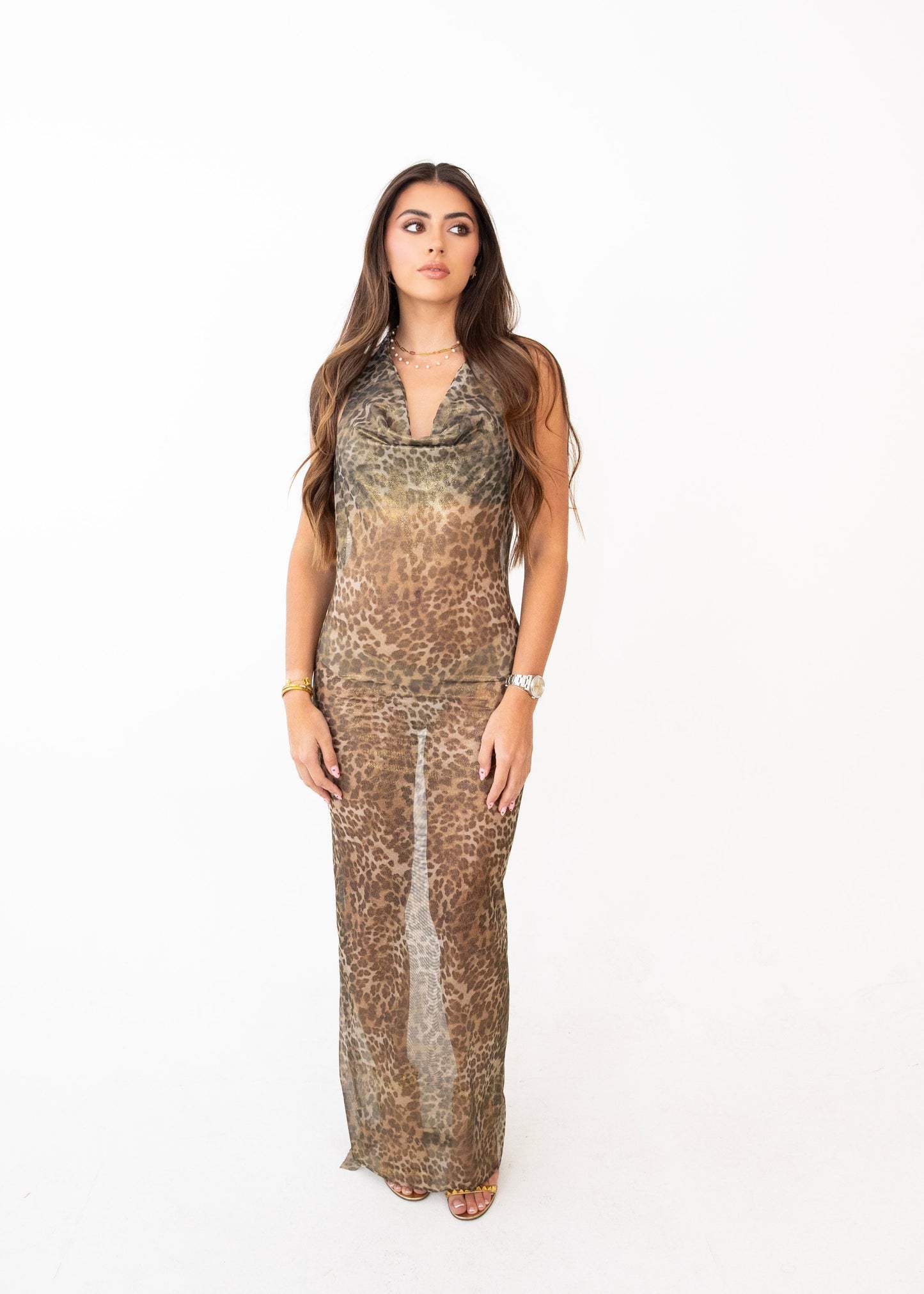 Isola Cowl Gown